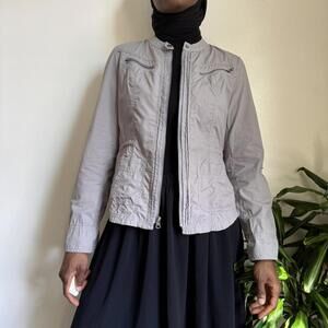 Vintage zip up grunge lightweight jacket Size M
